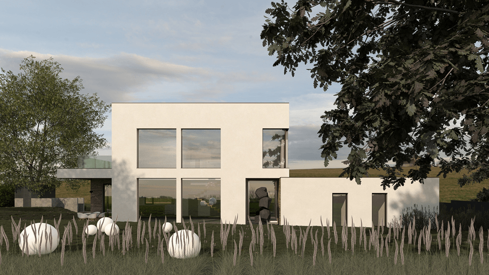 Projekt domu jednorodzinnego w Lędzinach